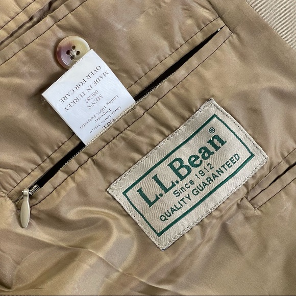 L.L. Bean Men’s Blazer Size 46 Tall - Picture 4 of 7